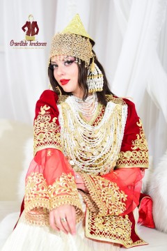 Chedda Tlemcenienne Algerian wedding, matching accessories