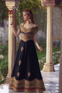 Robe Kabyle de cérémonie en satin vente sécurisé, livraison expresse disponible, vente en gros disponible,